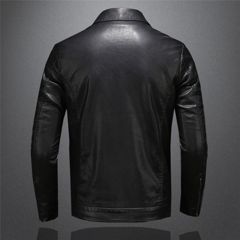 Klassische Lederjacke für Herren