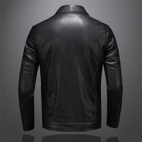 Klassische Lederjacke für Herren - Arvani