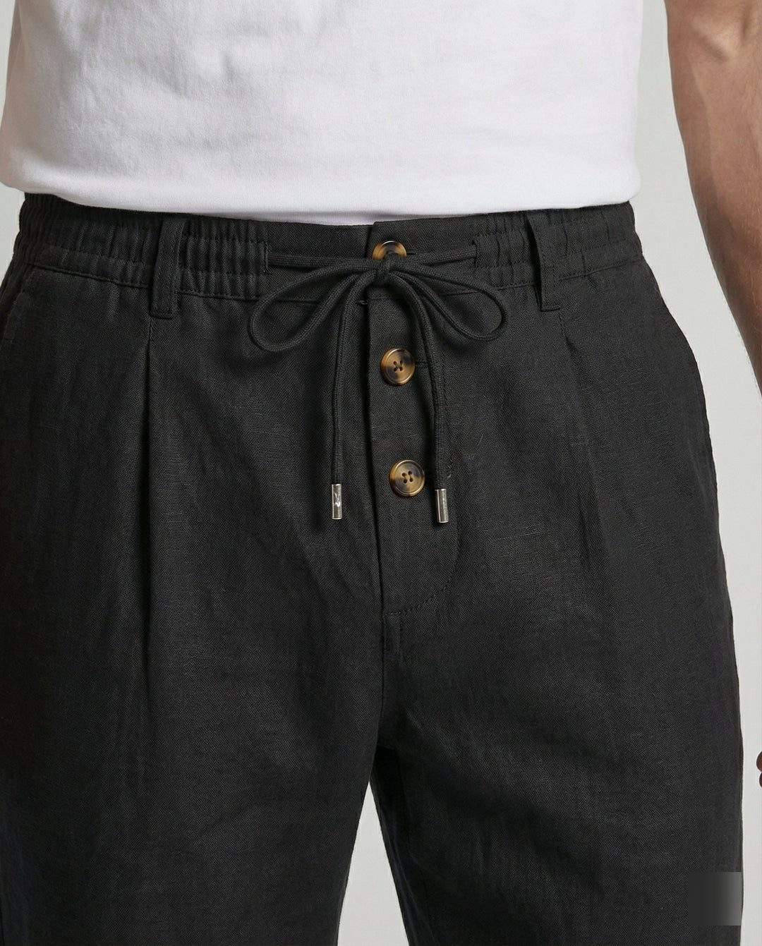 Leichte Atmungsaktive Leinenhose Herren