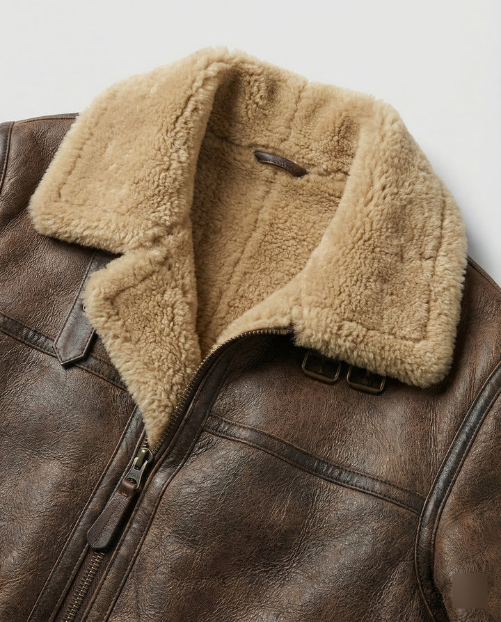 Authentische Jacke Stehkragen Herren