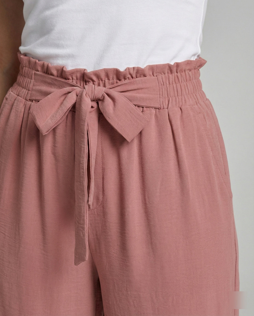 Damen Stoffhose Damen High Waist weit