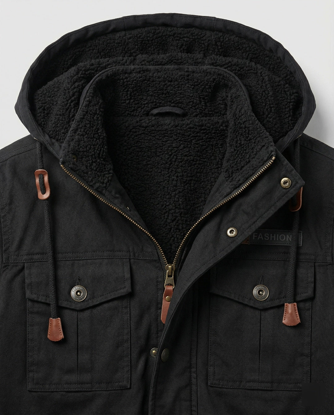 Warme Gefütterte Winterjacke