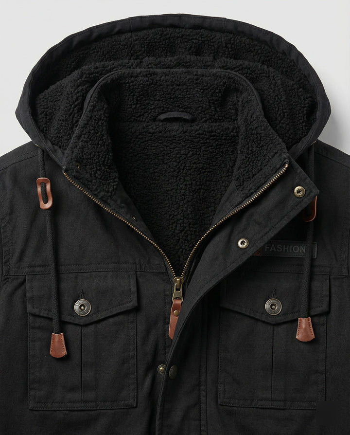 Warme Gefütterte Winterjacke