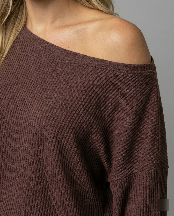 Damen Strickanzug mit lässigem Oversized-Schnitt und weiten Beinen Nord Taschen