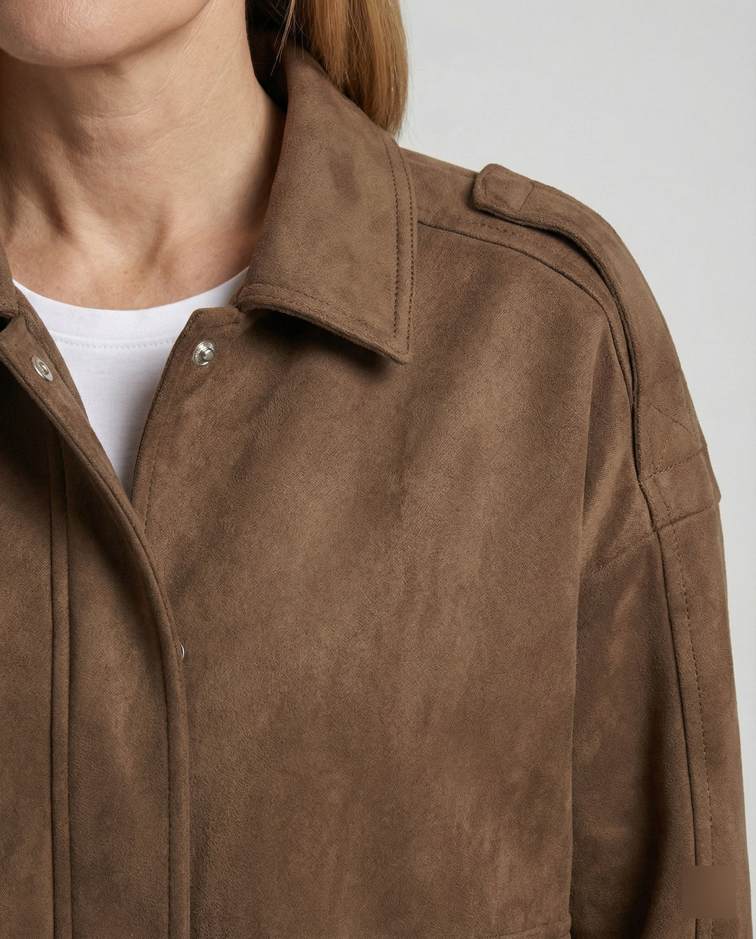 Freizeitkleidung Damen Samtjacke Locker