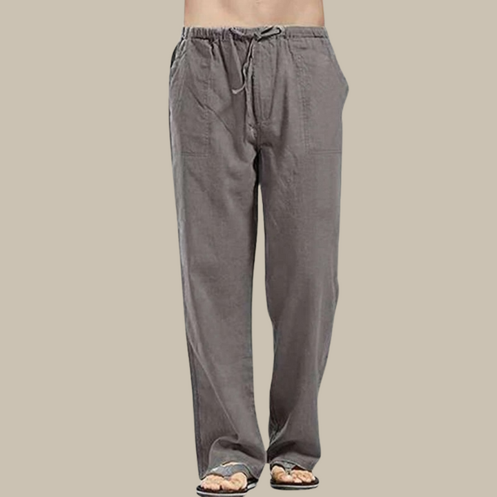 Bequeme Leinen Strandhose für Herren