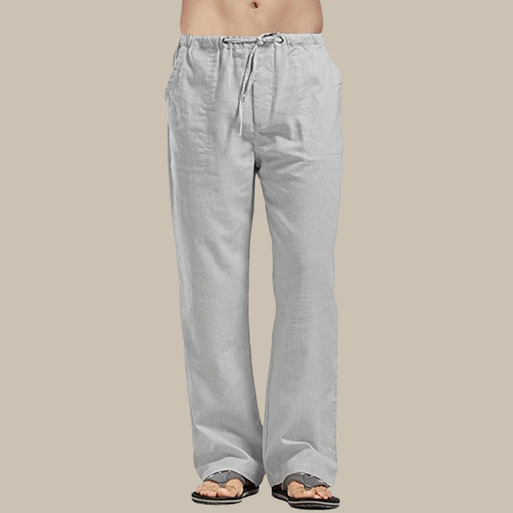 Bequeme Leinen Strandhose für Herren