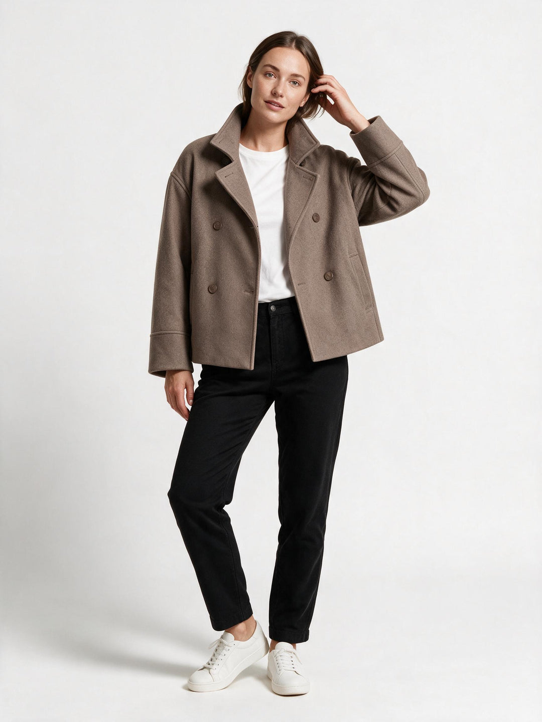Cropped Jacke Damen Modern