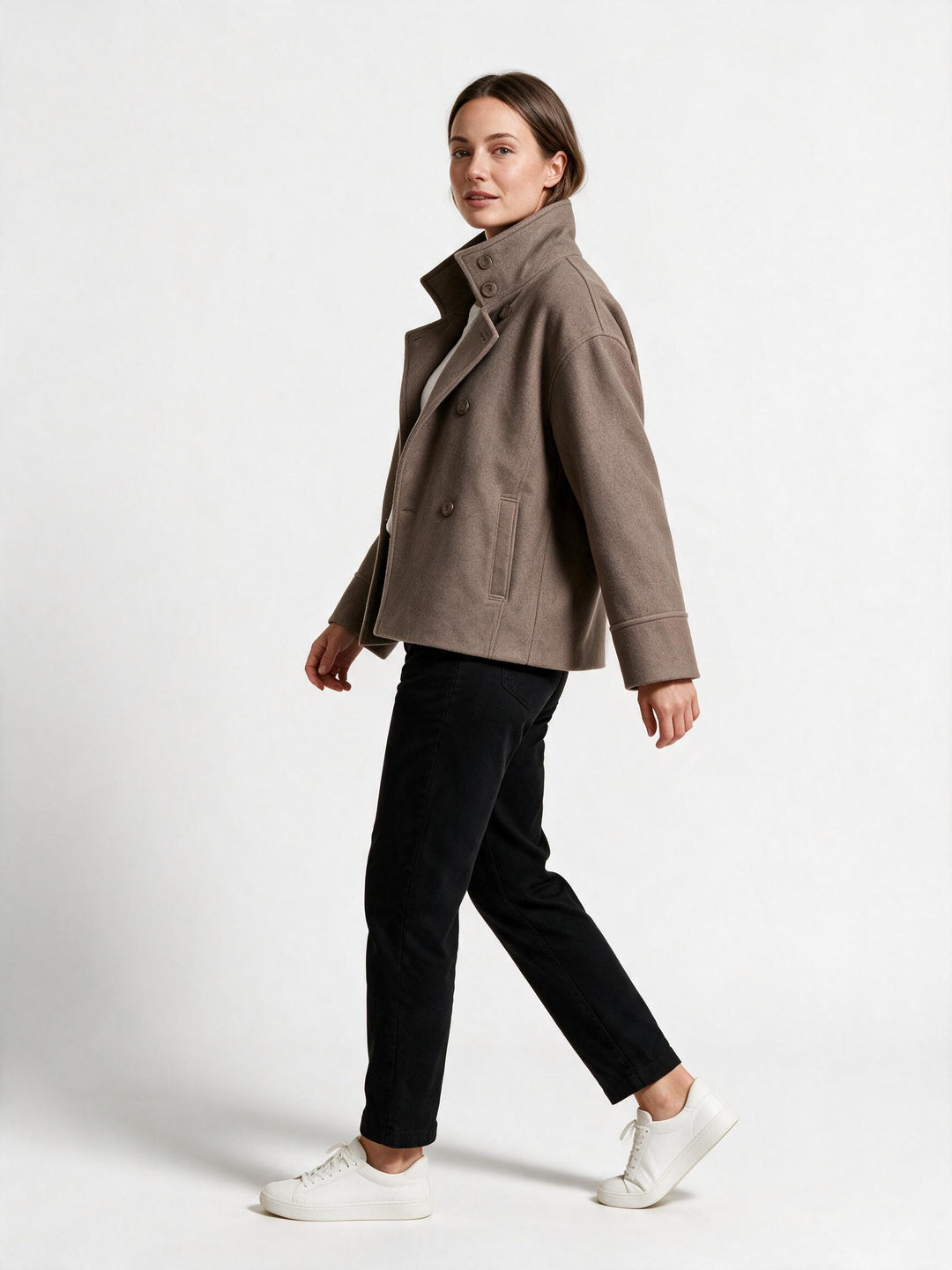 Cropped Jacke Damen Modern