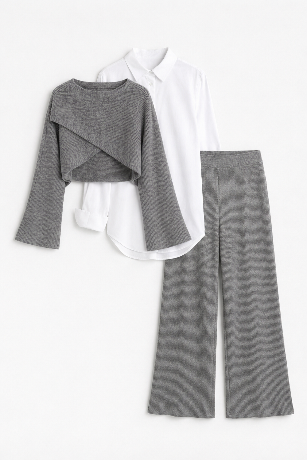Bequemes Damen Dreiteiliges Set