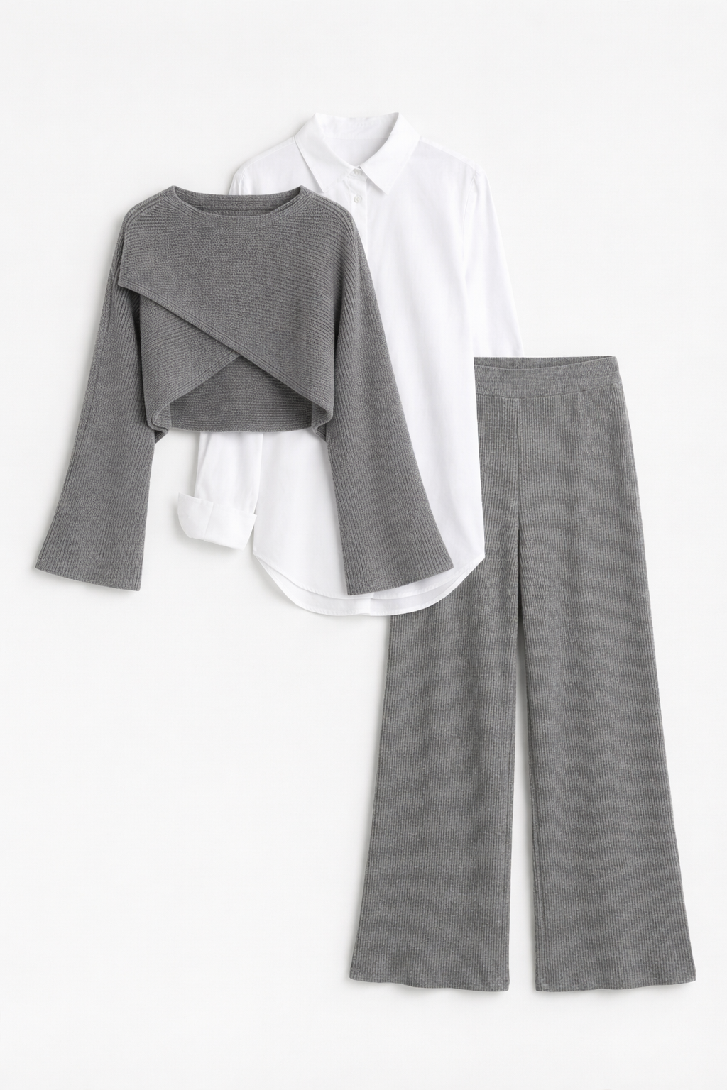 Bequemes Damen Dreiteiliges Set