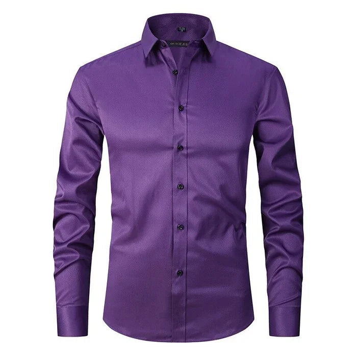 Bügelfreies Stretch Hemd Herren Slim Fit | Nord Taschen