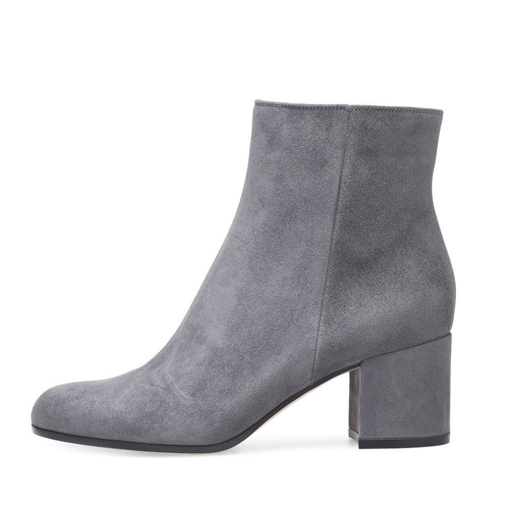 Nord Taschen | Damen Chunky Heel Rund-Toe Mittel-Hügel Stiefel