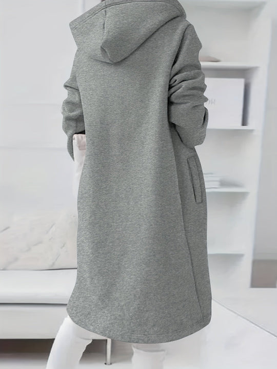 Nord Taschen | Reißverschluss Kordelzug Midi Kapuzenjacke