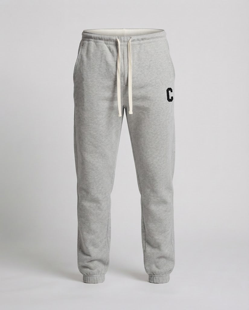 Herren Gefütterte Jogginghose mit Kordelzug, Tapered Schnitt und Bündchen Nord Taschen