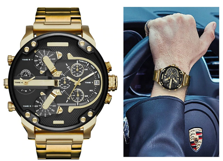 Schlanke, elegante Herrenuhr des Managers