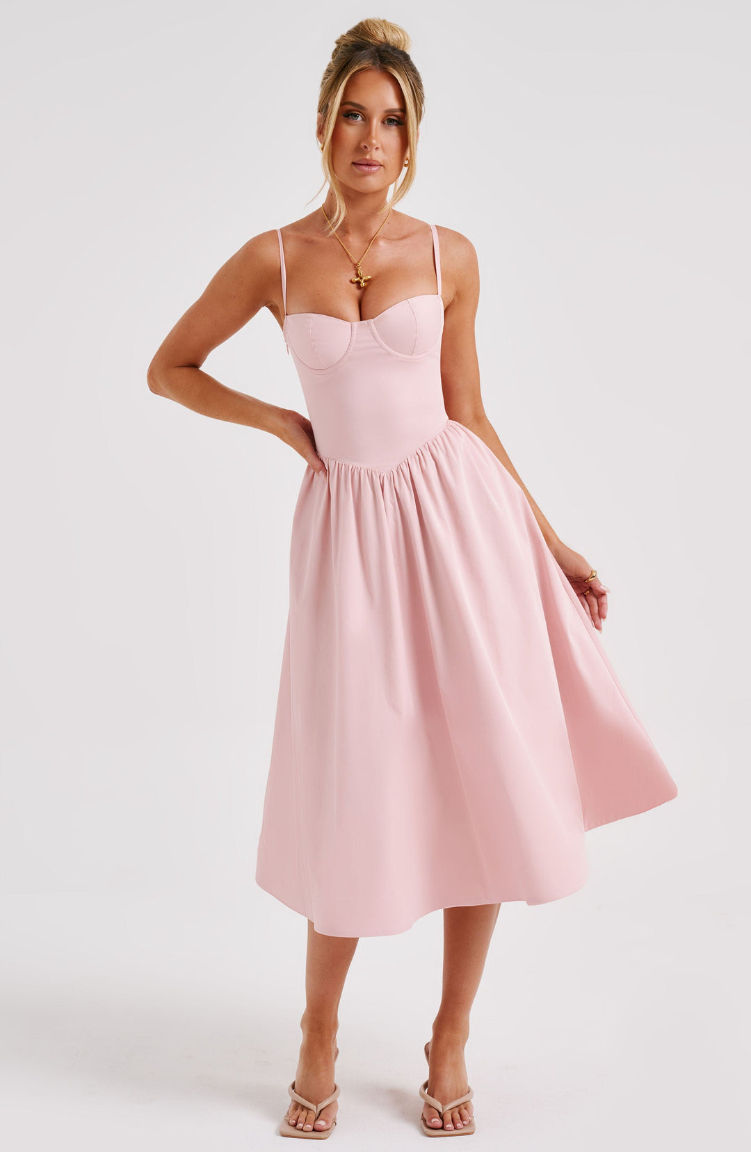 Midi Kleid Blush