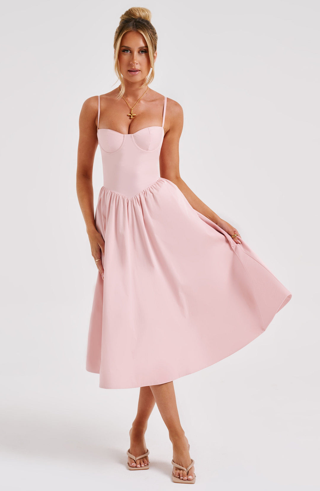 Midi Kleid Blush