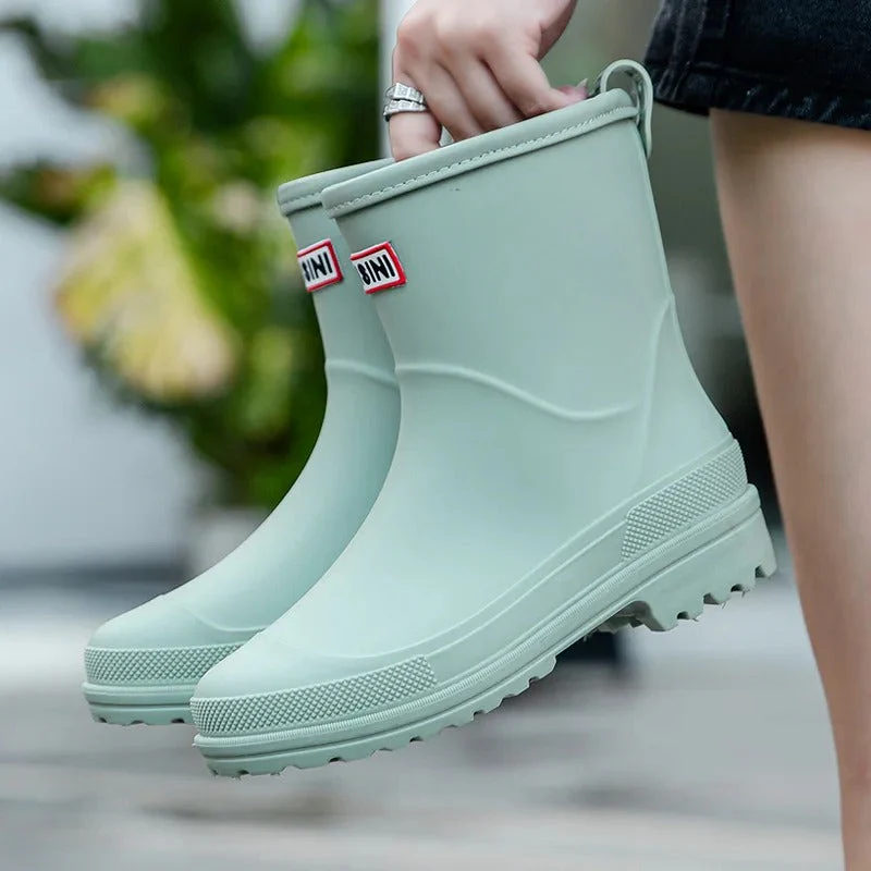 Damen Wasserdichte Gummistiefel Boots