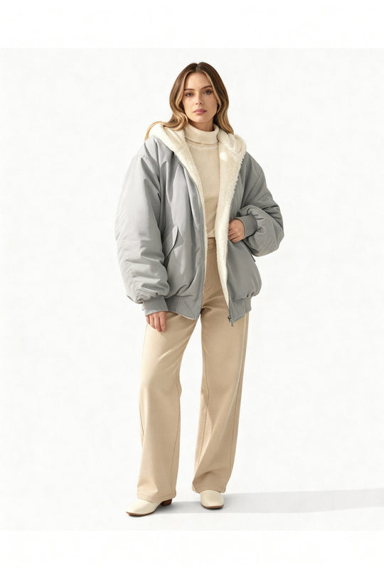 Avellé | Bequeme Oversized Winterjacke