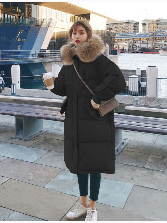 Nord Taschen | Gepolstertes Jacket mit Pelzkragen für Damen