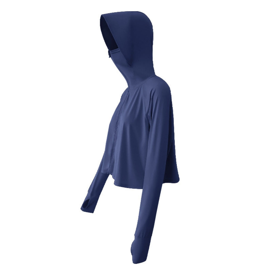 Sonnenschutzkleidung mit Kapuze
