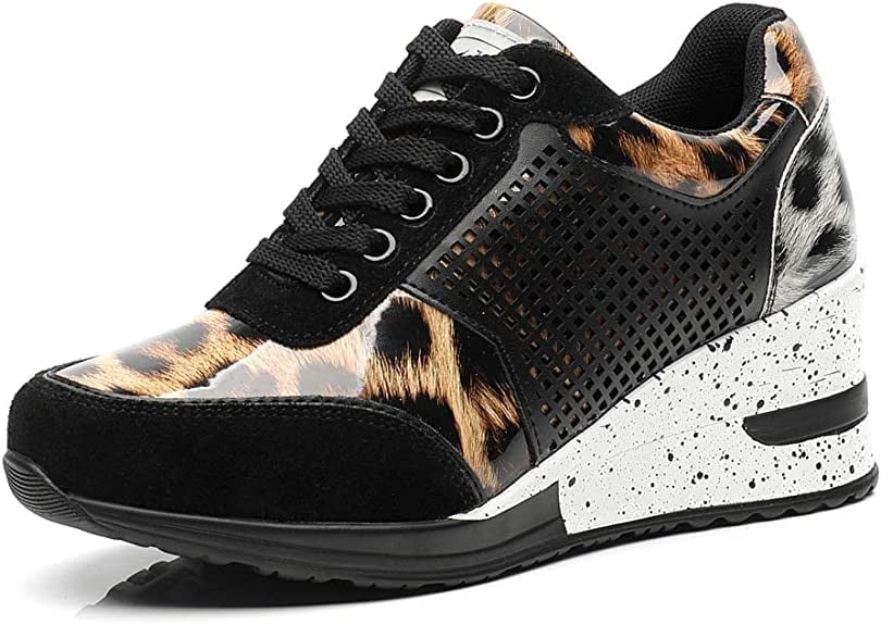 Orthopädische Sneakers mit hohen Absatz und Keilabsatz - Arvani