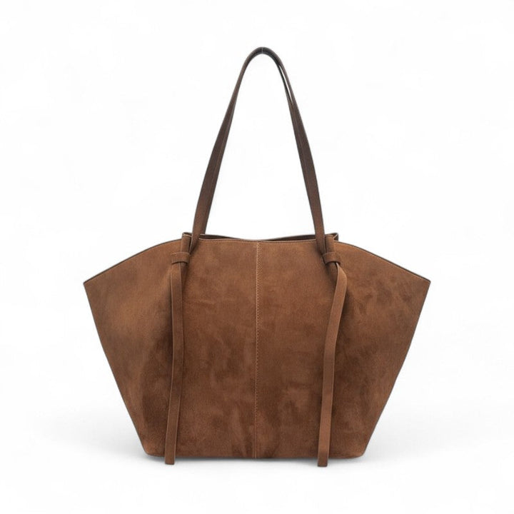 Nord Taschen | Elegant Suede Handbag with Large Capacity for School
