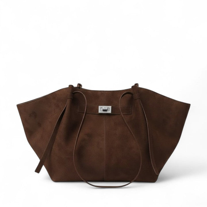 Nord Taschen | Elegant Suede Handbag with Large Capacity for School