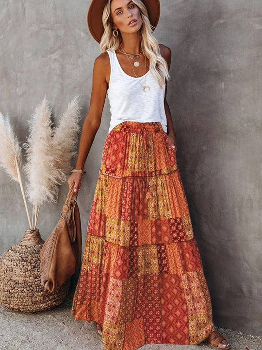 Vintage Bohemian Maxirock