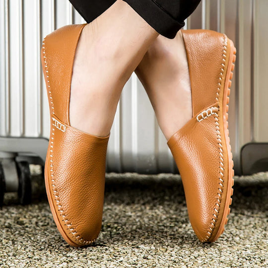 Bequeme Lederhalbschuhe für den Alltag Nord Taschen Nord Taschen