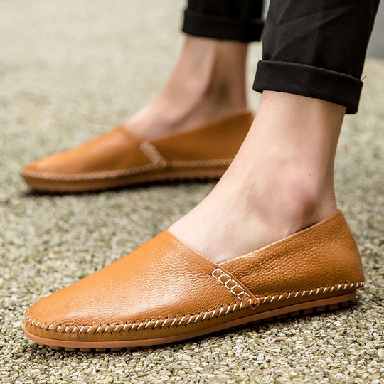 Bequeme Lederhalbschuhe für den Alltag Nord Taschen Nord Taschen