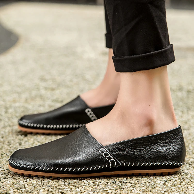 Bequeme Lederhalbschuhe für den Alltag Nord Taschen Nord Taschen