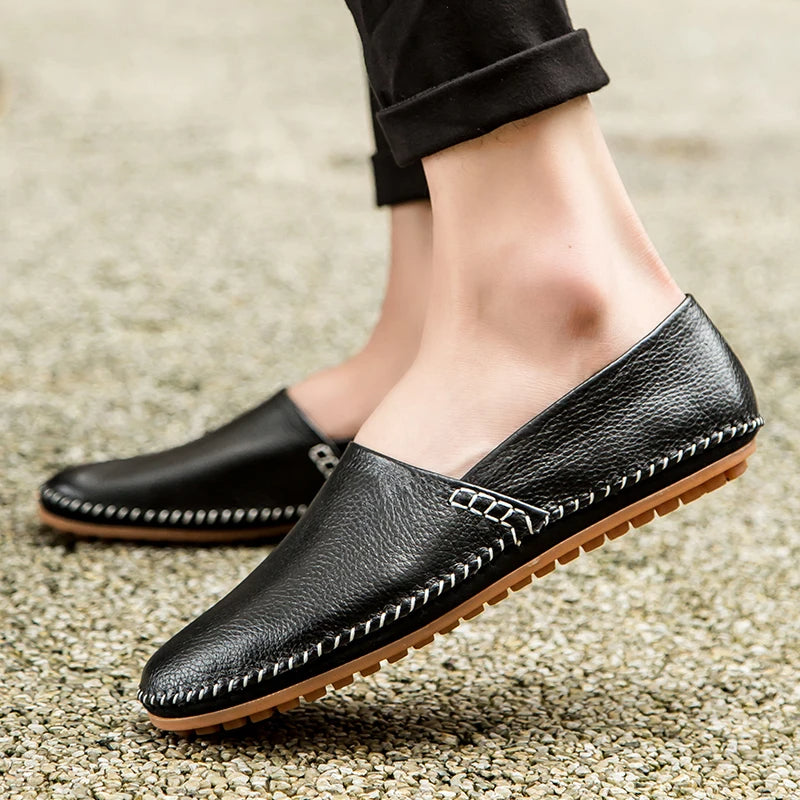 Bequeme Lederhalbschuhe für den Alltag Nord Taschen Nord Taschen