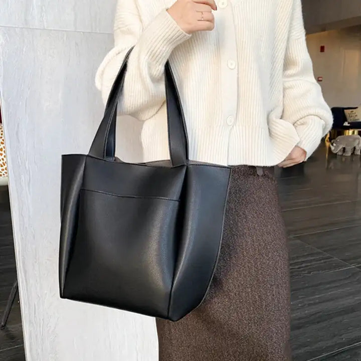Nord Taschen | Large Soft Leather Handbag for School