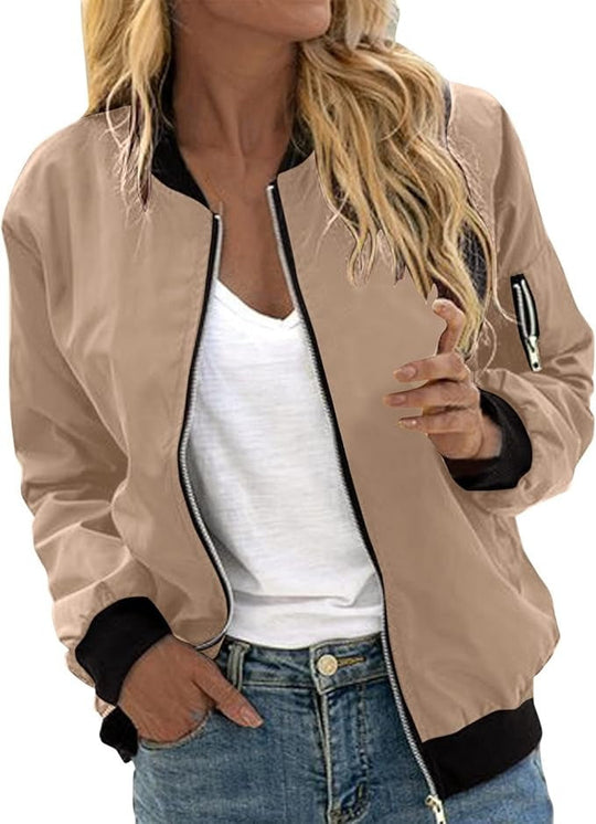 Nord Taschen | Bomberjacke mit Blumenmuster für Damen