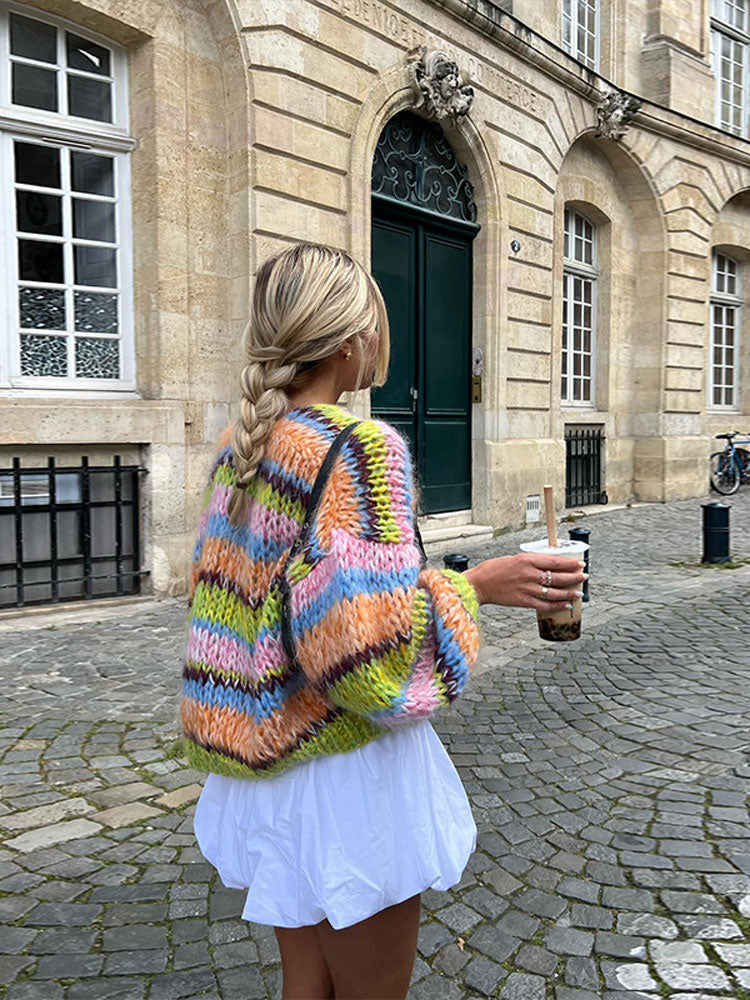 Strickjacke Farbenfroh & Fröhlich