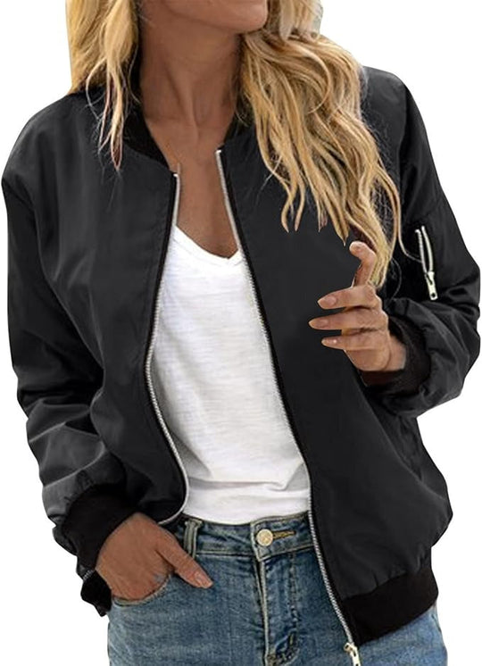 Nord Taschen | Bomberjacke mit Blumenmuster für Damen