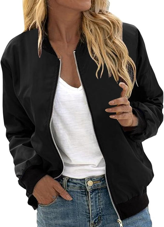 Nord Taschen | Bomberjacke mit Blumenmuster für Damen