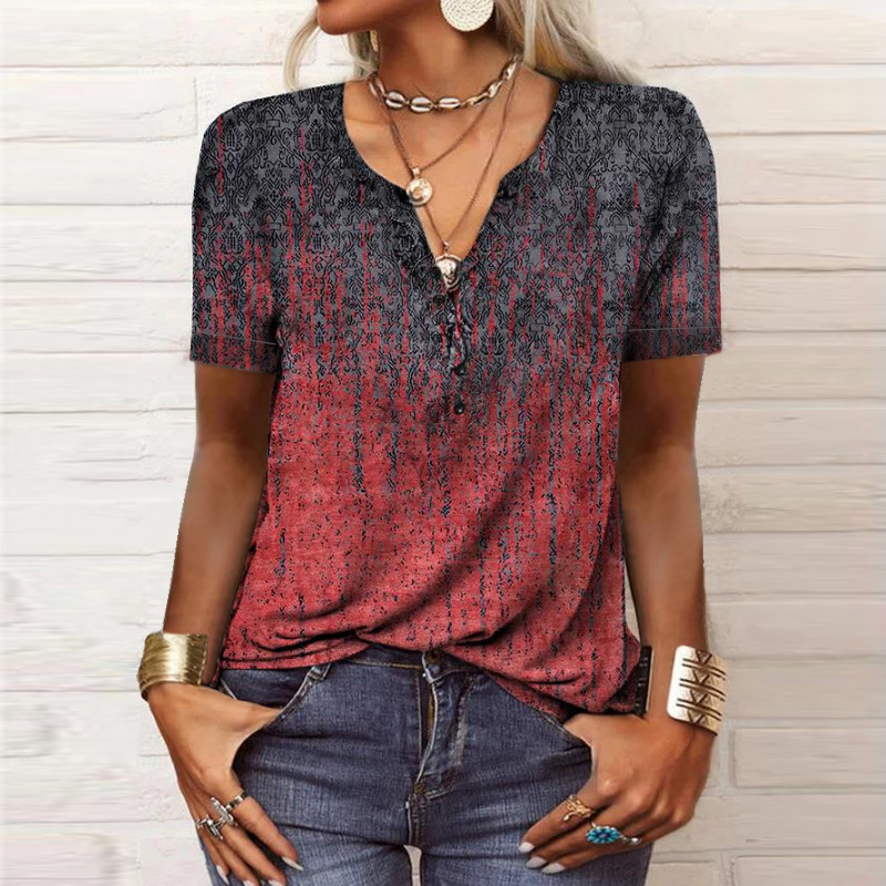 Bedruckte Sommerbluse