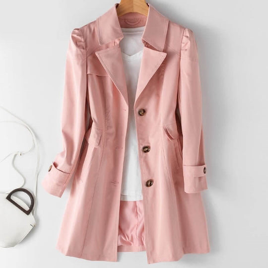 Damen Einreiher-Trenchcoat