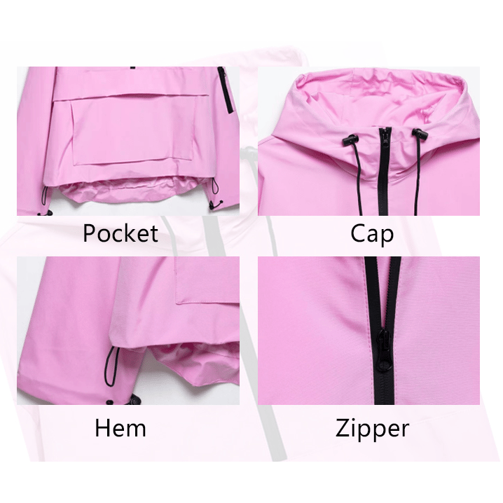 Damen 3-In-1 Wasserdichte Jacke für Outdoor-Abenteuer