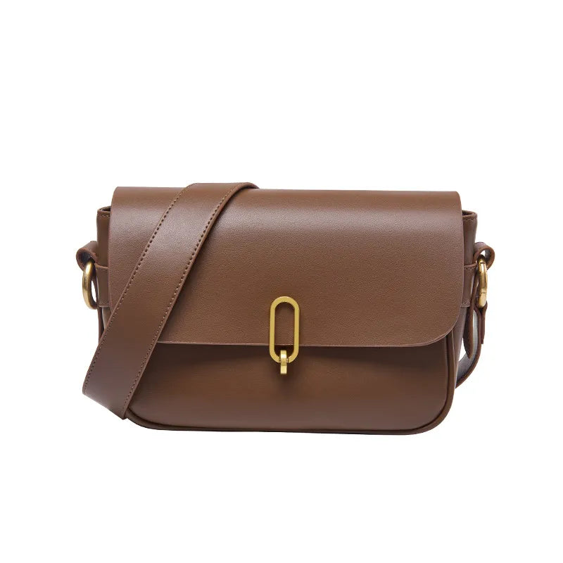 Nord Taschen | für Damen - Stilvolle Umhängetasche mit goldener Schnalle und verstellbarem Träger