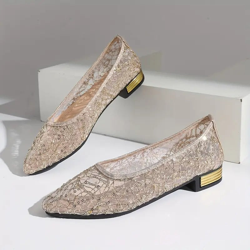 Orthopädische Ballerinas mit Spitze - Vittorelli