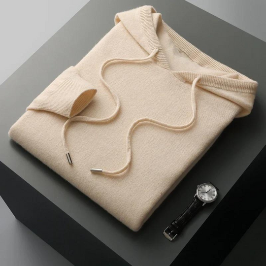 Merino Strick Kapuzenpullover