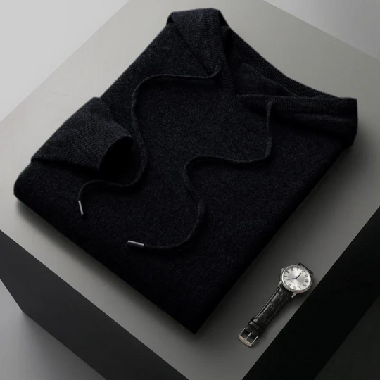 Merino Strick Kapuzenpullover