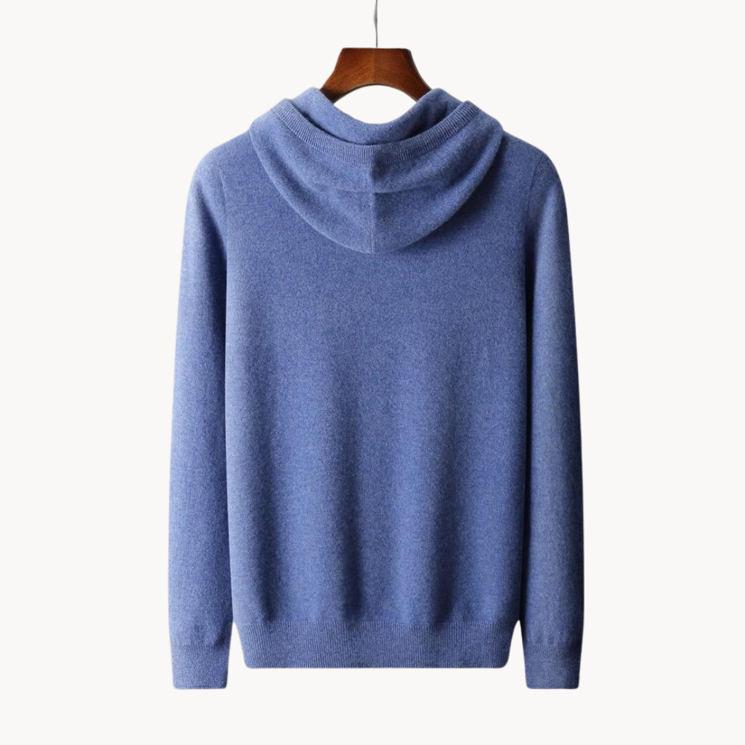 Merino Strick Kapuzenpullover