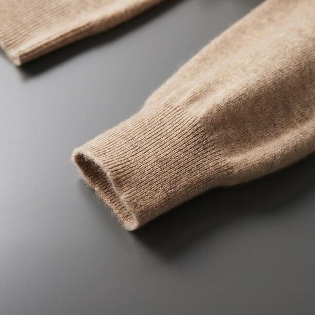 Merino Strick Kapuzenpullover
