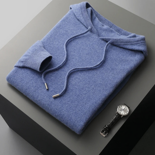 Merino Strick Kapuzenpullover
