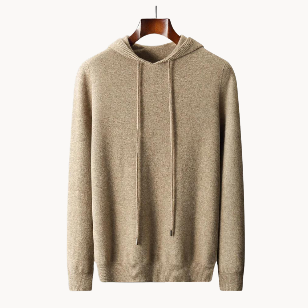 Merino Strick Kapuzenpullover